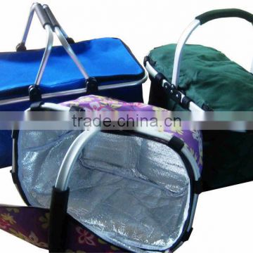 Bicycle basket foldable