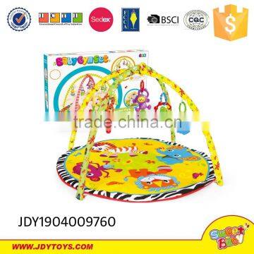 Animal park soft baby production baby blanket with motion gym
