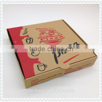 Custom various size pizza box packaging