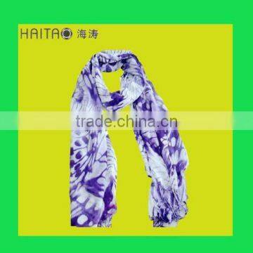 new Europe fashion long blue viscose scarf shawl for lady's favor