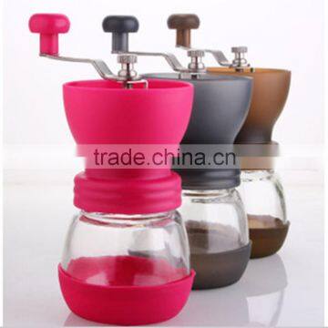 Manual Ceramic Burr Coffee Grinder, Coffee Mill only USD6.5/set, all kinds of manual coffee grinder