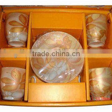 High quality most popular newest mini ceramic cup with saucer