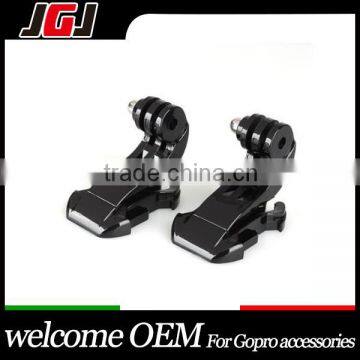 JGJ OEM 2x Black Vertical Surface J-Hook Buckle Mount For Gopro Hero 1 2 3