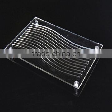 Transparent acrylic display units,price tag