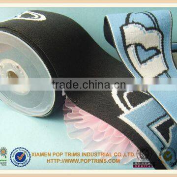 High Quality 95mm Wide Camouflage Jacquard Elastic Tape photo-3