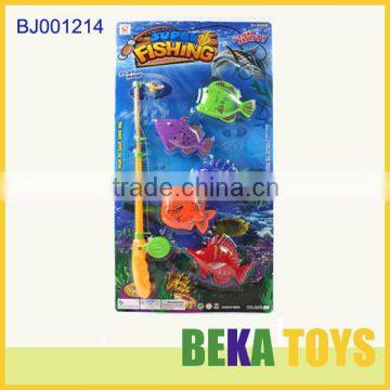 Hot children toys happy kids small animal plastic toy fishing game toy children magentic fishing baby toys