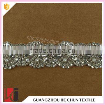 HC-1486-1 Hechun New Arrival Bridal Beaded Wedding Sash photo-5