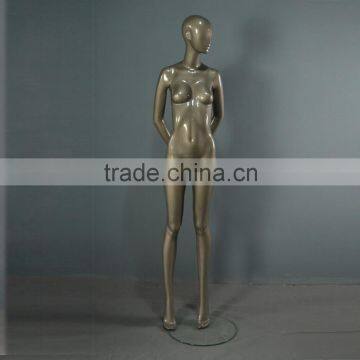 Matt color female mirror full body mannequin