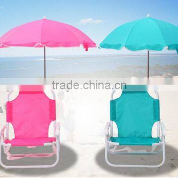 Cheap price high quality Comfortable Fodable camping portable popular leisure Kids Folding beach chair with umbrella