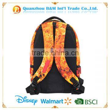 Fashion Fire Design Outdoor Laptop Day Backpack photo-4