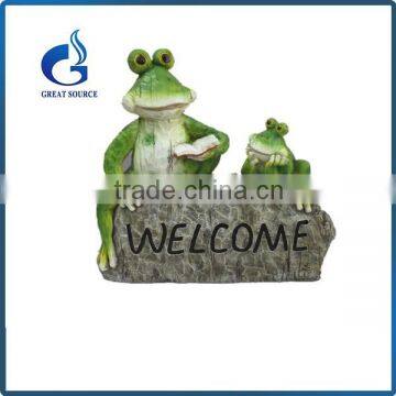 outdoor garden resin frog statues decorative