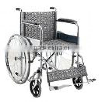 LIGHTWEIGHT PORTABLE FOLDING MANUAL Hand operation wheelchair With Factory Price                        
                                                Quality Choice