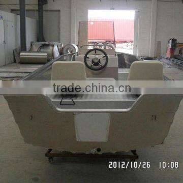 hight quality welded steering aluminum fishing boats