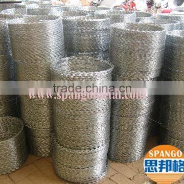 razor barbed wire single coil/ cross coil