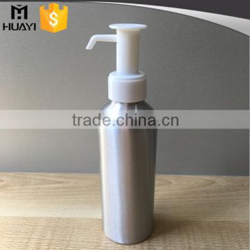 aluminium bottle 500ml with plastic lotion pump for bathroom ware