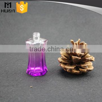 20ml fancy purple stock glass perfume bottle for women