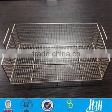 professional manufacture of stainless steel cleaning basket / washing tray cages