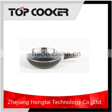 Pressed aluminum ceramic coating wok cooker as seen on tv