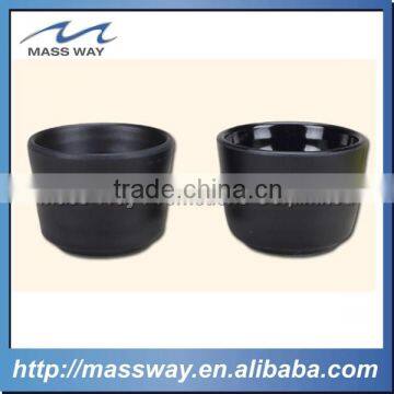 Bulk Fancy Unbreakable Black Safety Ceramic Melamine Cups