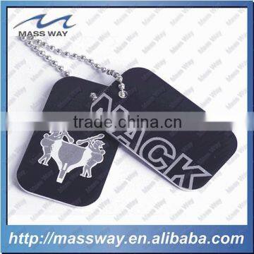 promotional printing couple fashion men custom dog tag