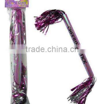 Tinsel cheerleader baton