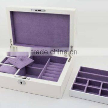 custom logo printed wooden jewelry boxes