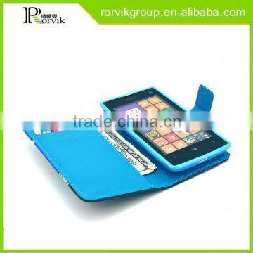 Silicon Thick Phone Case Card Holder for Nokia Lumia 520 photo-4