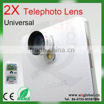 Universal Magnetic 2X Metal Zoom Telephoto Phone Magnetic Lens for IPhone 5 photo-5