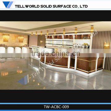 modern luxury top quality beauty bar counter, acrylic solid surface