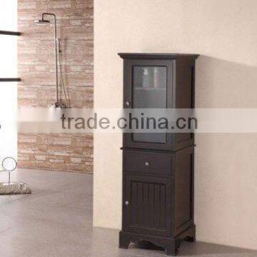 Espresso Free standing liene cabinet vanity