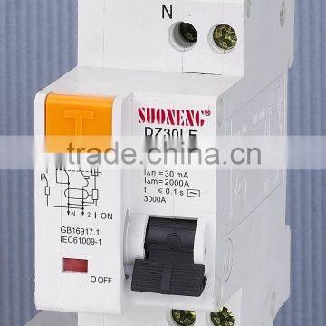 DPN 32a 1p+n Vigi 30mA rcbo circuit breaker