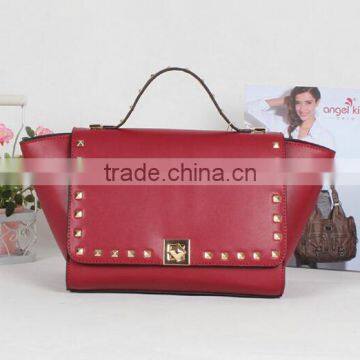 Handbag factory new design lady PU leather handbag