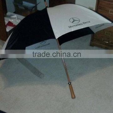 30" Wooden Shaft Stick Leading Factory Cheap Golf Gifts Umbrella photo-2