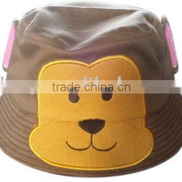 embroidery children bucket cap