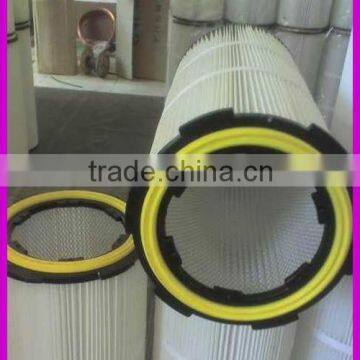 Plastic chuck dust removal filter cartridge