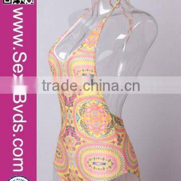BIkinis Fabric Wholesale Crotchless Swimwear One Piece photo-2