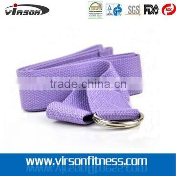 68'' Cotton Pilates Stretch Yoga Strap, Yoga Mat Carry Strap