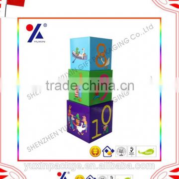 Smart child toy packaging box