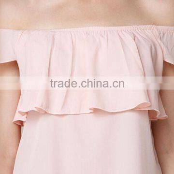 Wholesale Women Clothing New Fashion Women Tops Off-Shoulder Top for Women photo-4