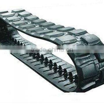 Construction machinery rubber track with excavator and bulldozer