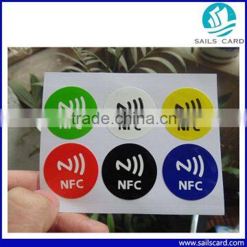 ISO14443A PET/Paper qr code printing NFC Sticker