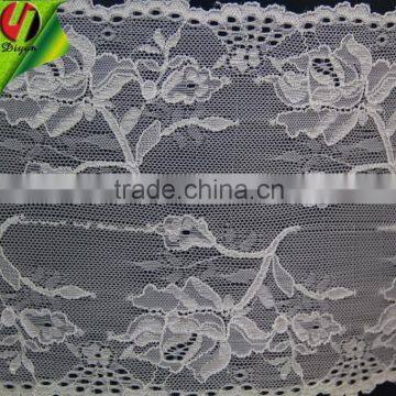 Width 6.7" Stretch Lace Trim for Sexy Ladies Over the Knee Socks photo-3