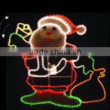 Christmas led motif light,christmas rope light motif