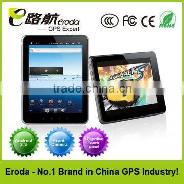 8.0 inch Tablet PC Android 2.3 DDR3 512MB Built-in 8GB 2.4GHz Capcitive Touch pane