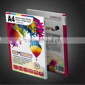 Factory direct sell glossy photo paper, matte photo paper