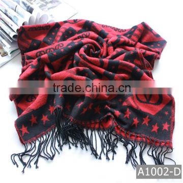 A1002 Polyster long hot selling print pashmina scarf