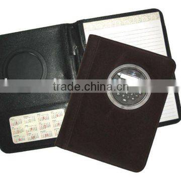 PVC MATERIAL PORTFOLIO WITH CALCULATOR AND NOTEPAD