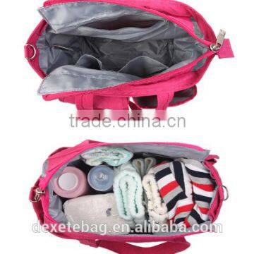 Pink Custom Outdoor Fashion Adjust Shoulder Baby Diaper Bag photo-2