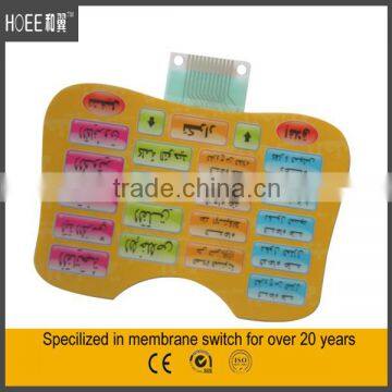 Custom Good Quality With Good Adhesive on Back Membrain Switches Keyboard Keypad photo-4
