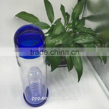 2015 wholesale portable plastic water bottle sports bottle